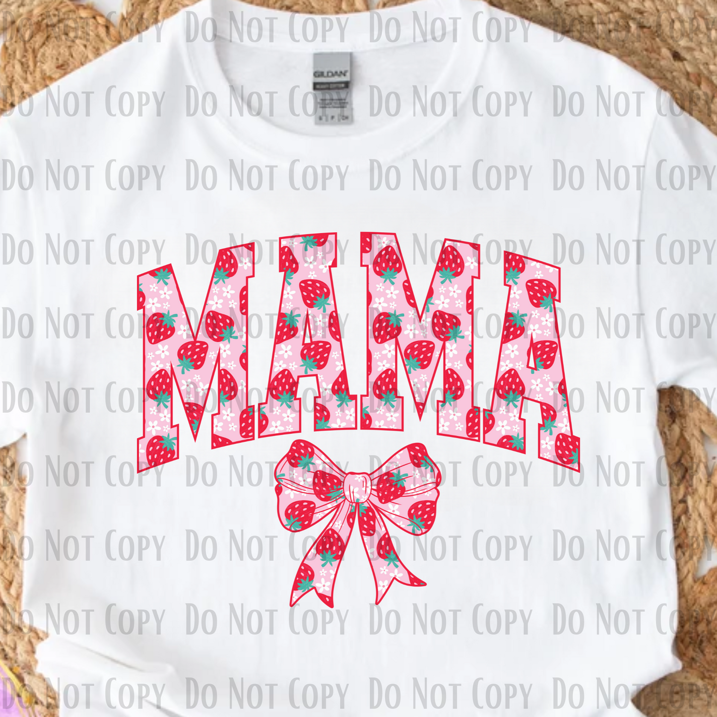 Mama Strawberry Bow