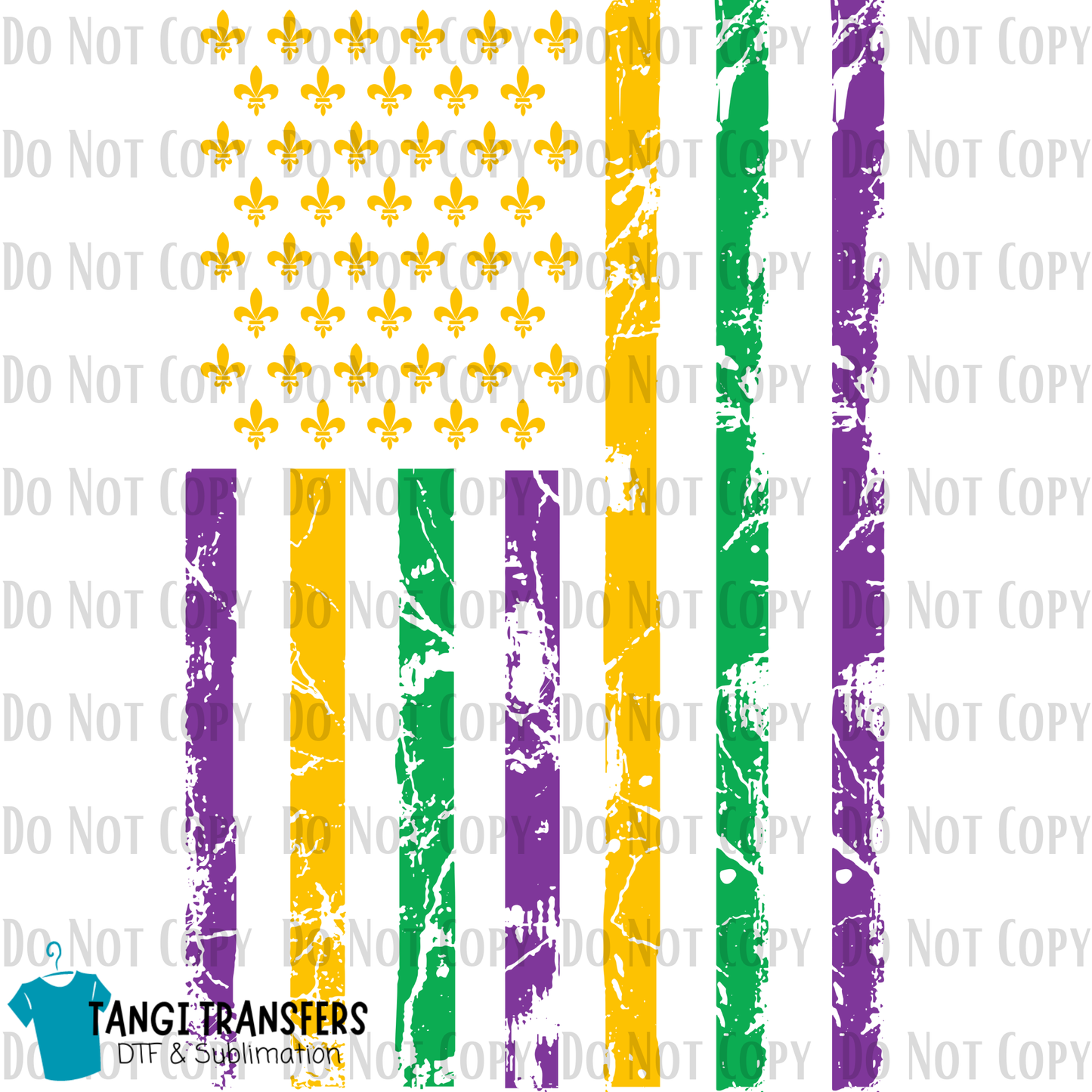 Mardi Gras Flag