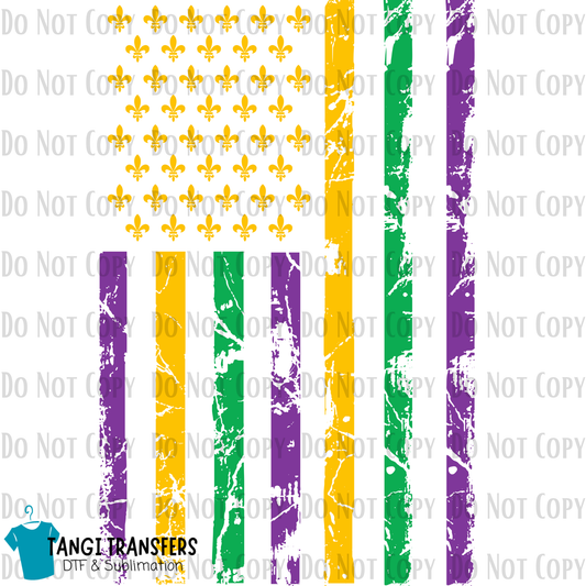 Mardi Gras Flag